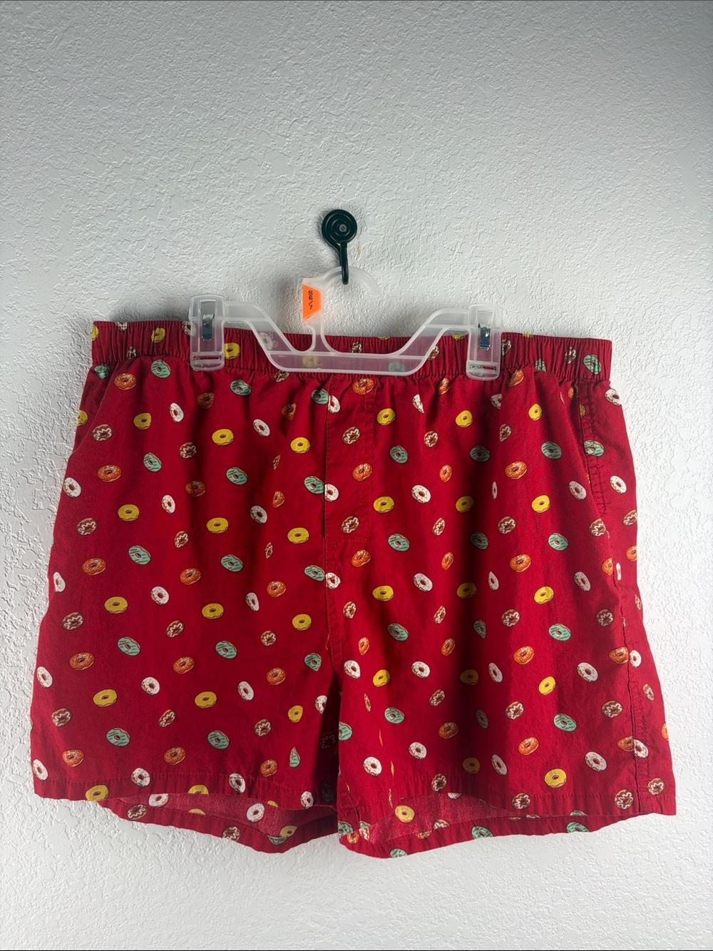 Old Navy Red Donut-Print Swim Boxers Size L NC0219